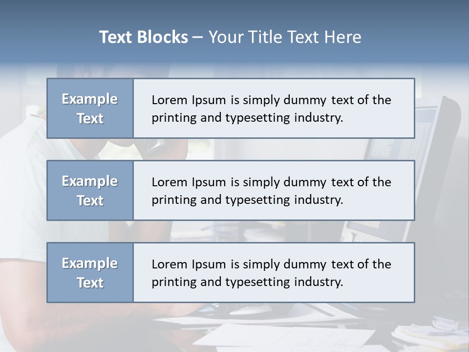 Woman Water Beach PowerPoint Template