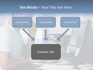 Woman Water Beach PowerPoint Template