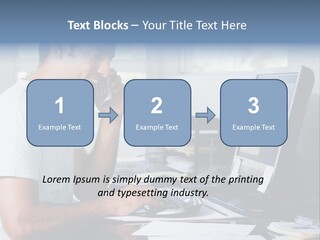 Woman Water Beach PowerPoint Template