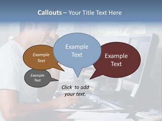 Woman Water Beach PowerPoint Template