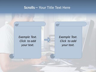 Woman Water Beach PowerPoint Template