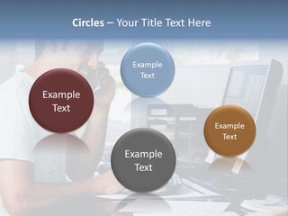 Woman Water Beach PowerPoint Template