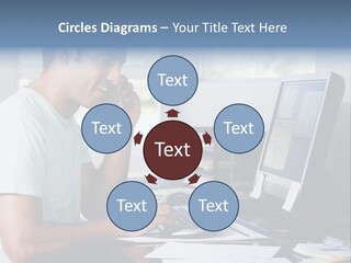 Woman Water Beach PowerPoint Template