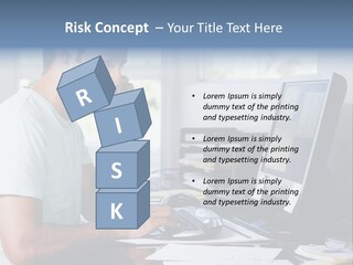 Woman Water Beach PowerPoint Template