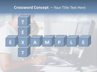 Woman Water Beach PowerPoint Template