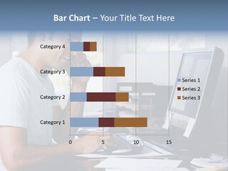 Woman Water Beach PowerPoint Template