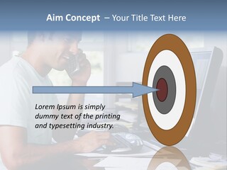 Woman Water Beach PowerPoint Template