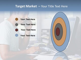 Woman Water Beach PowerPoint Template