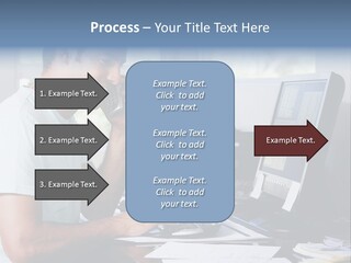 Woman Water Beach PowerPoint Template