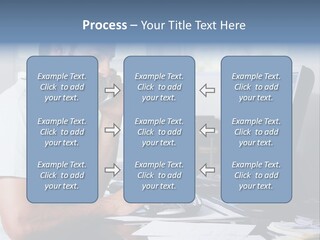 Woman Water Beach PowerPoint Template