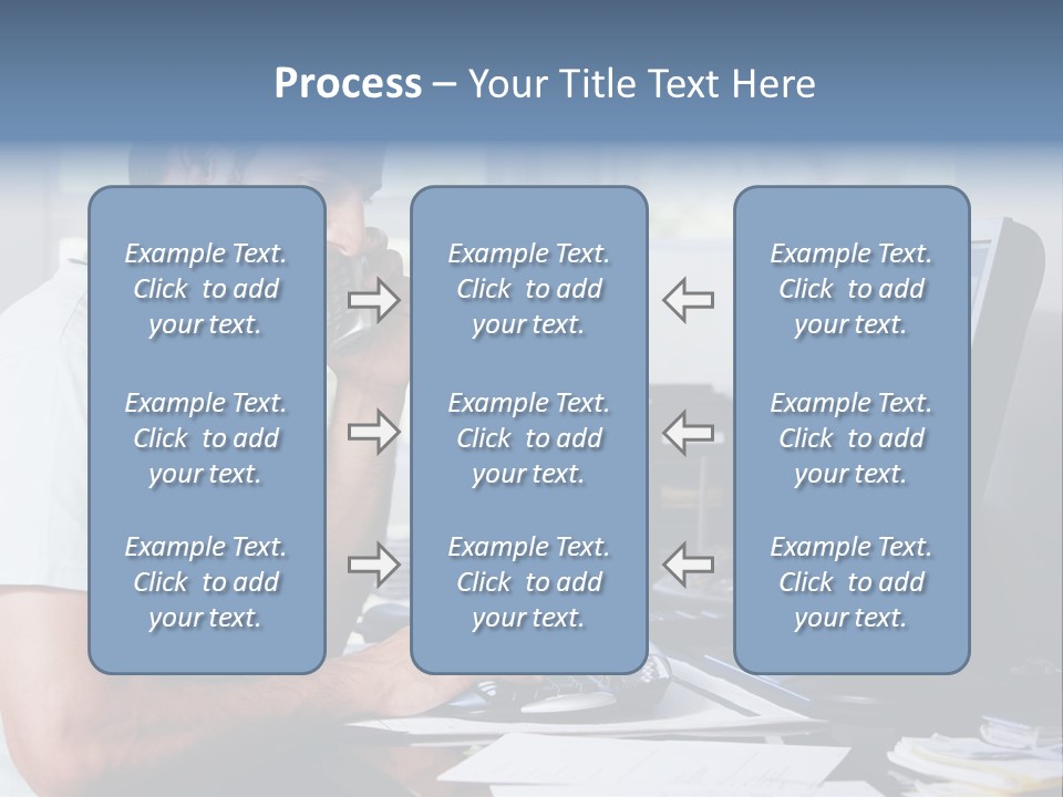 Woman Water Beach PowerPoint Template