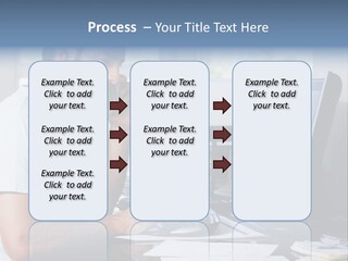 Woman Water Beach PowerPoint Template