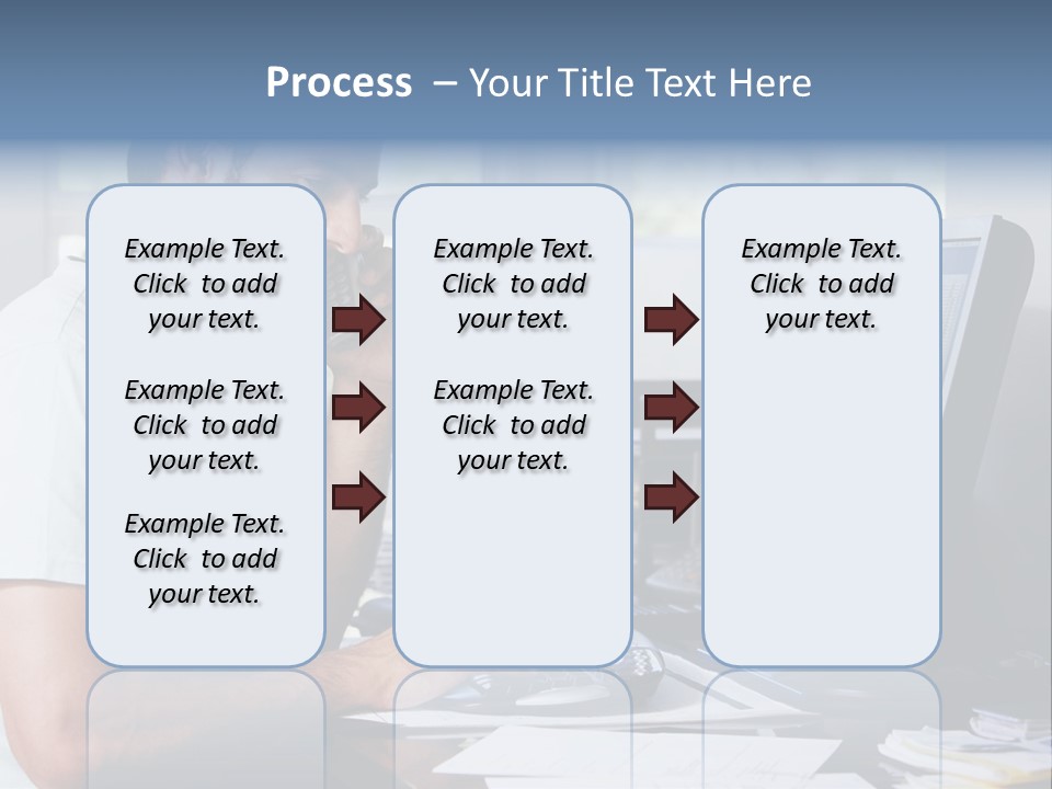 Woman Water Beach PowerPoint Template