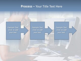 Woman Water Beach PowerPoint Template