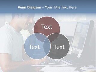 Woman Water Beach PowerPoint Template