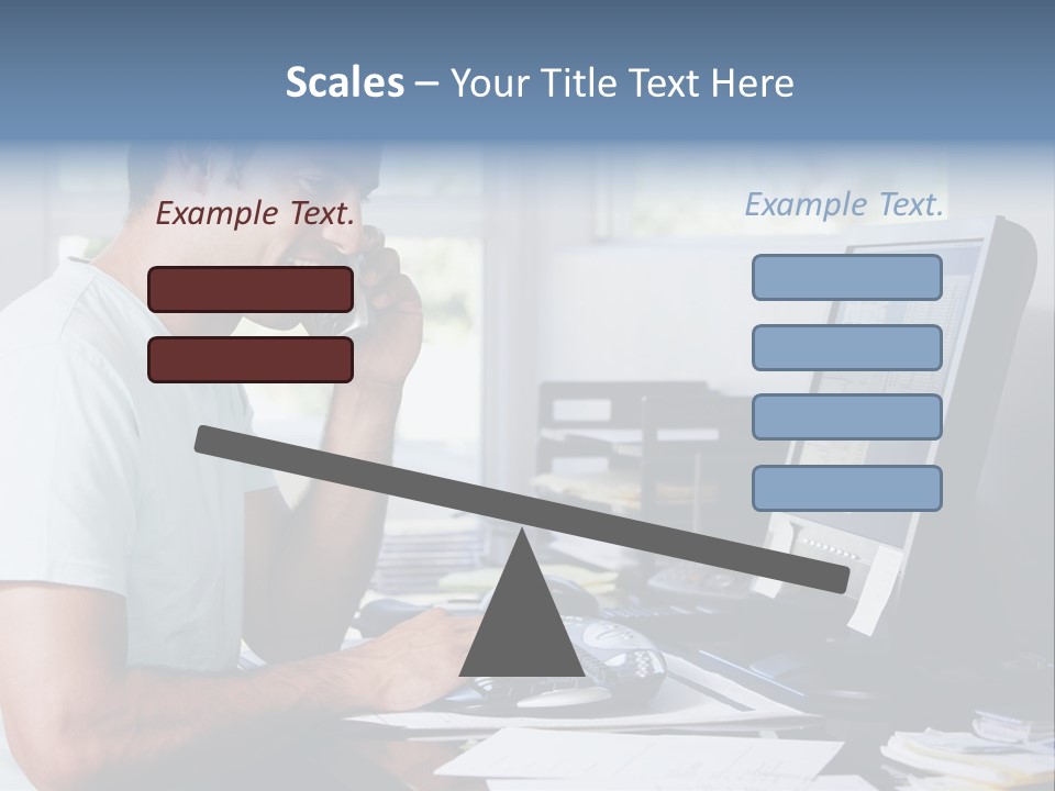 Woman Water Beach PowerPoint Template