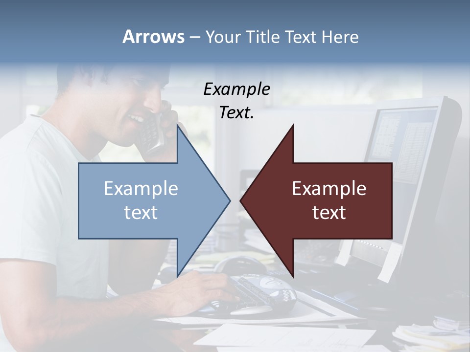 Woman Water Beach PowerPoint Template