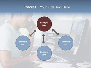 Woman Water Beach PowerPoint Template