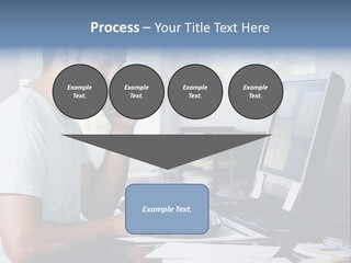 Woman Water Beach PowerPoint Template