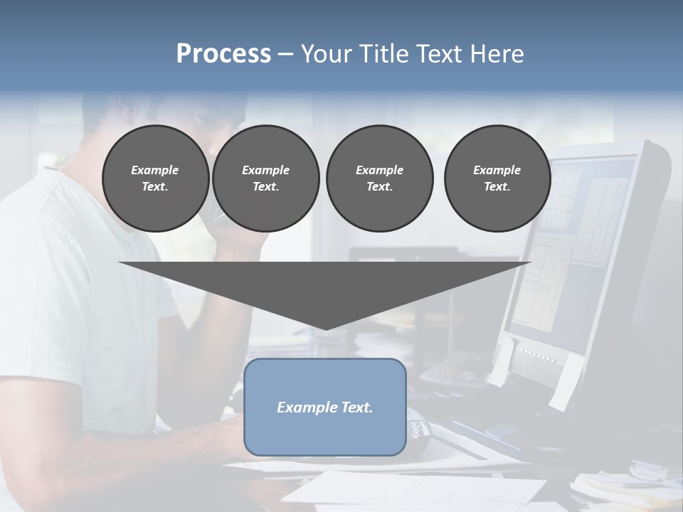 Woman Water Beach PowerPoint Template