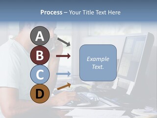 Woman Water Beach PowerPoint Template