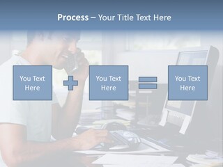 Woman Water Beach PowerPoint Template