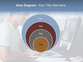 Woman Water Beach PowerPoint Template