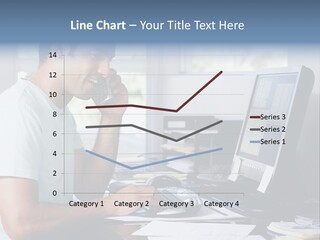 Woman Water Beach PowerPoint Template