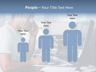 Woman Water Beach PowerPoint Template