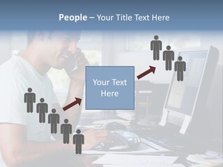 Woman Water Beach PowerPoint Template