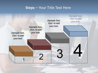 Woman Water Beach PowerPoint Template