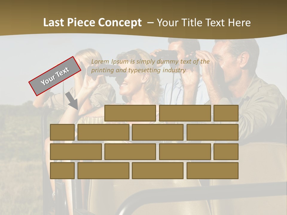 Calm Standing Retirement PowerPoint Template
