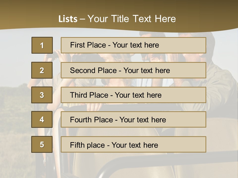 Calm Standing Retirement PowerPoint Template
