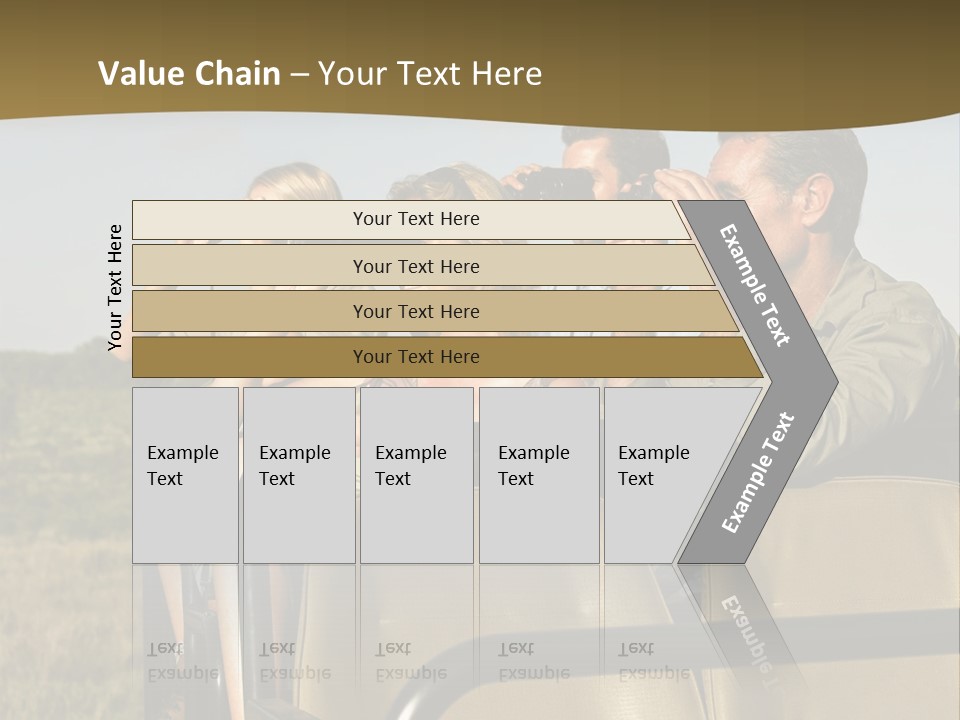 Calm Standing Retirement PowerPoint Template