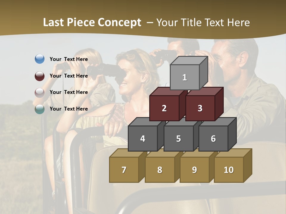 Calm Standing Retirement PowerPoint Template