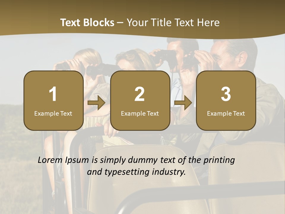 Calm Standing Retirement PowerPoint Template