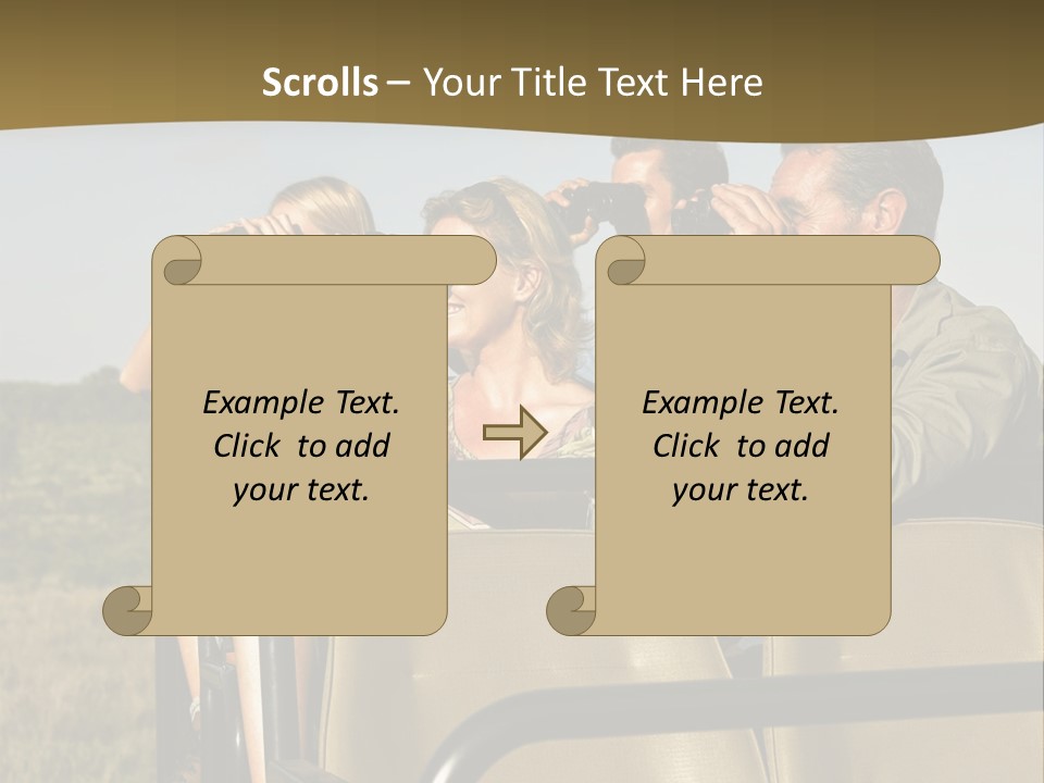 Calm Standing Retirement PowerPoint Template
