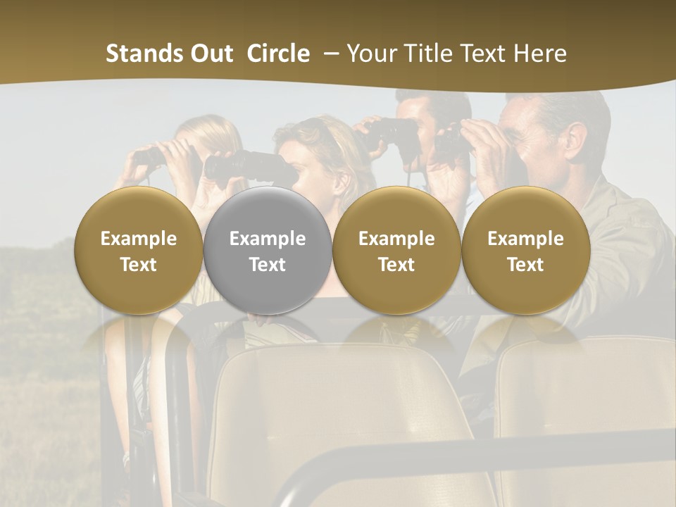 Calm Standing Retirement PowerPoint Template