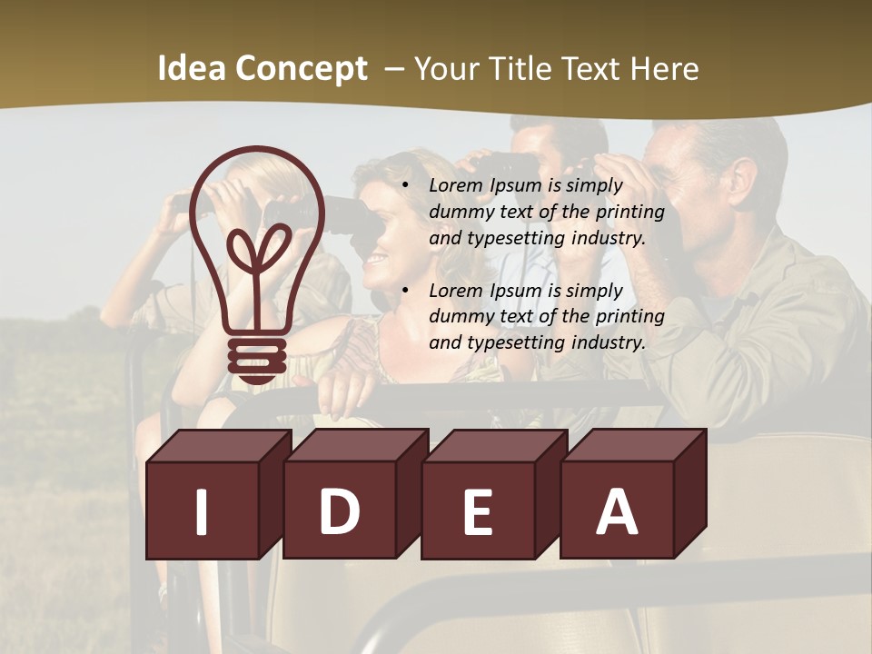 Calm Standing Retirement PowerPoint Template