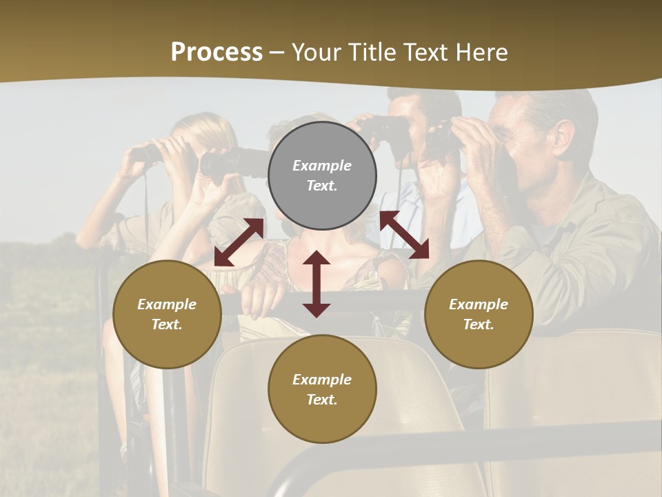 Calm Standing Retirement PowerPoint Template