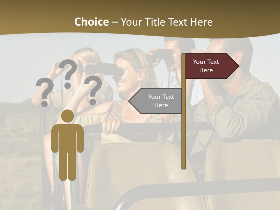 Calm Standing Retirement PowerPoint Template