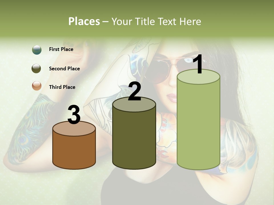 Coastal Elderly Coast PowerPoint Template