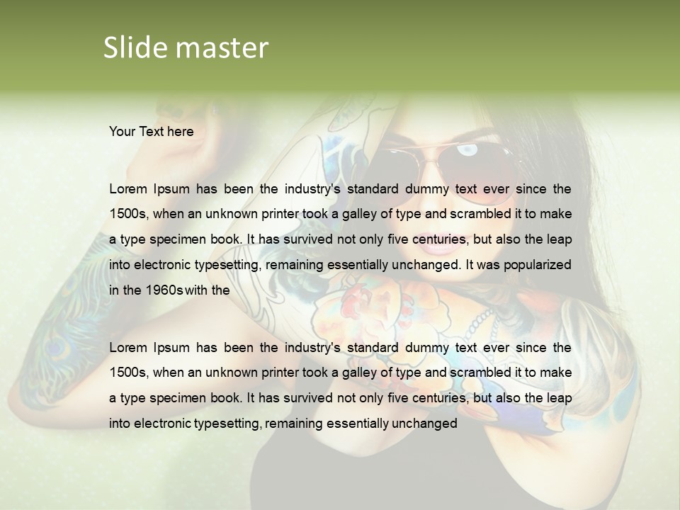 Coastal Elderly Coast PowerPoint Template