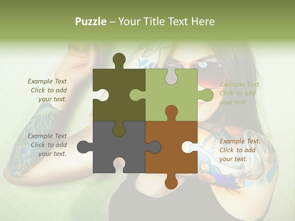 Coastal Elderly Coast PowerPoint Template