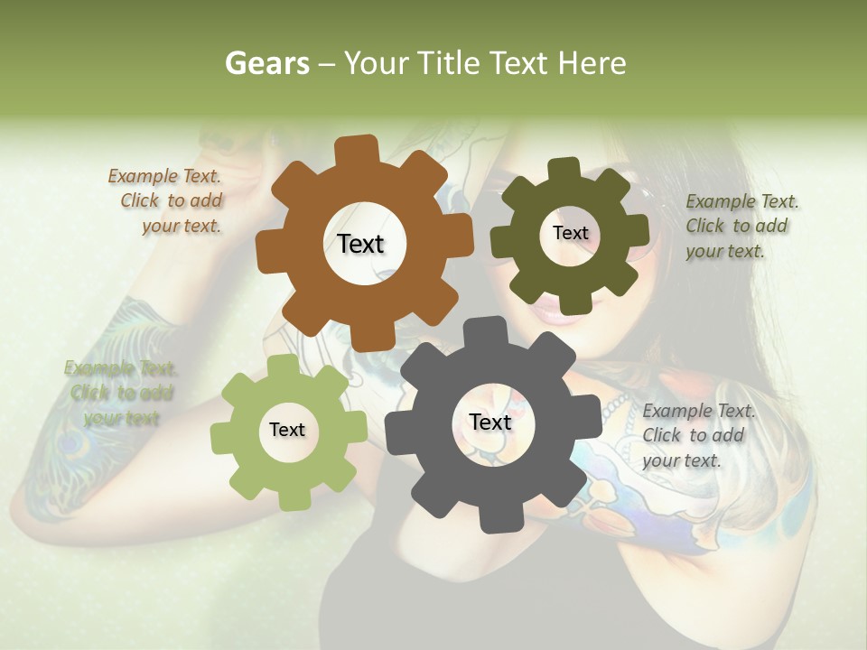 Coastal Elderly Coast PowerPoint Template