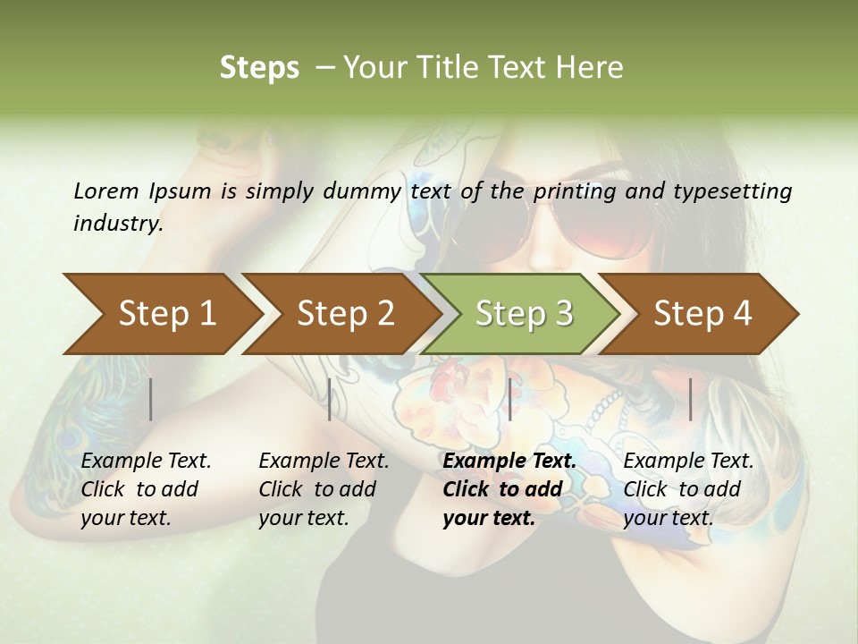 Coastal Elderly Coast PowerPoint Template