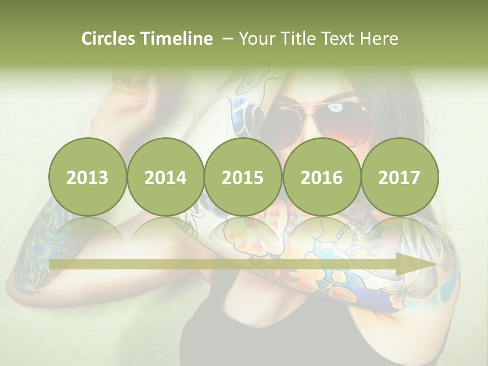 Coastal Elderly Coast PowerPoint Template