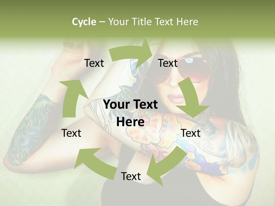 Coastal Elderly Coast PowerPoint Template