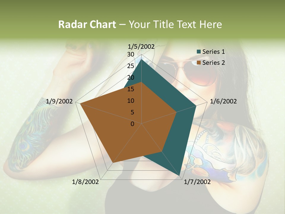 Coastal Elderly Coast PowerPoint Template