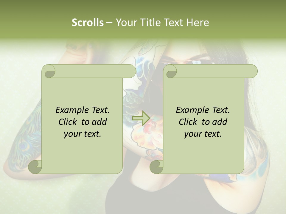 Coastal Elderly Coast PowerPoint Template